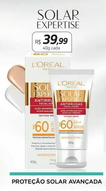 Drogal Proteção solar avançada l'oréal oferta