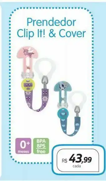 Drogal Prendedor clip it! & cover oferta