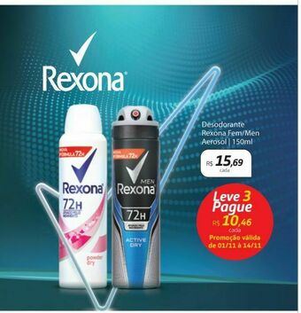 Drogal Desodorante rexona fem/men oferta