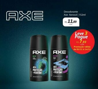 Drogal Desodorante axe 152ml oferta