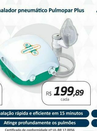 Drogal Inalador pneumático pulmopar plus oferta