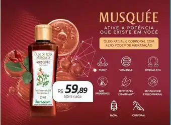 Drogal Óleo facial e corporal musquée oferta