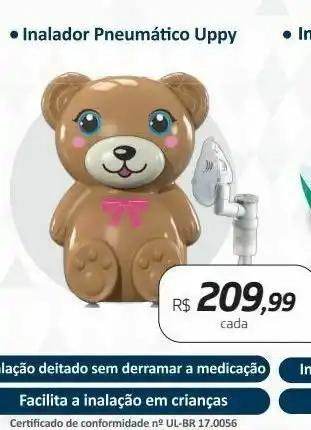 Inalador preumático uppy