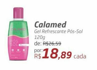 Drogal Calamed gel refrescante pós-sol 120g oferta