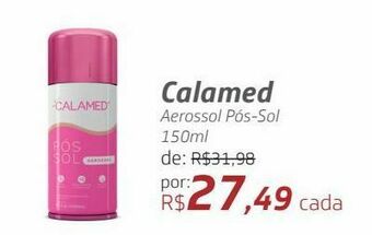 Drogal Calamed aerossol pós-sol 150ml oferta