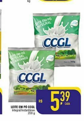 Mercantil Rodrigues Leite em pó ccgl oferta