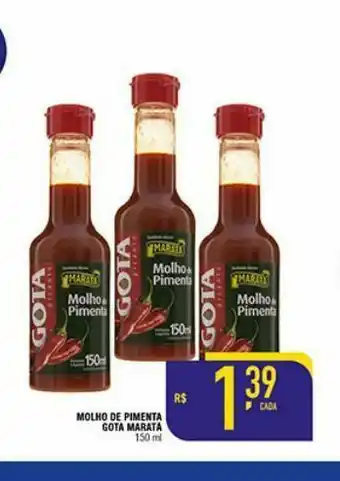 Mercantil Rodrigues Molho de pimienta gota maratá oferta