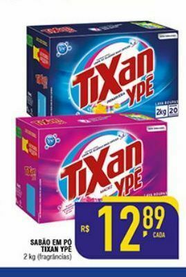 Sabão em pó tixan ypê