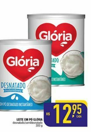 Mercantil Rodrigues Leite em pó glória oferta