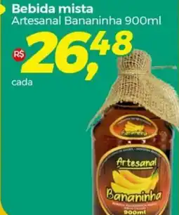 Frangolândia Bebida mista Artesanal Bananinha 900ml oferta