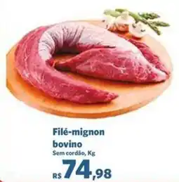 Sam's Club Filé-mignon bovino Sem cordão, Kg oferta