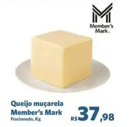 Sam's Club Queijo muçarela Member's Mark Fracionado, Kg oferta