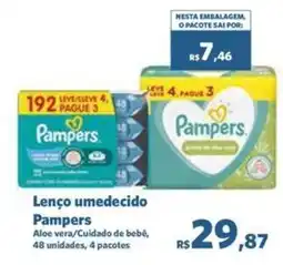Sam's Club Lenço umedecido Pampers oferta