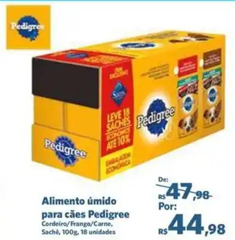 Sam's Club Alimento úmido para cães Pedigree oferta