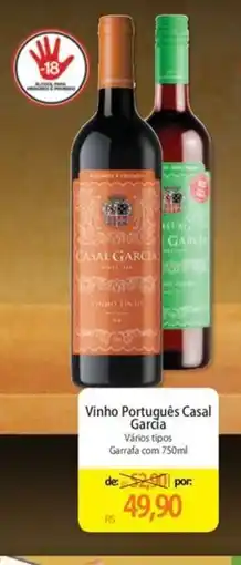 Atacadão Vinho Português Casal Garcia Vários tipos Garrafa com 750ml oferta