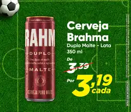 Dia Cerveja brahma Duplo Malte - Lata 350ml oferta