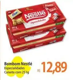 Atacadão Bombom Nestlé Especialidades Caixeta com 251g oferta
