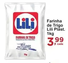 Rossi Supermercado Farinha de Trigo Lili Plást. 1kg oferta