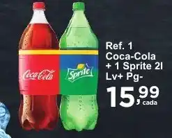 Rossi Supermercado Ref. 1 Coca-Cola + 1 Sprite 2L Lv+ Pg- oferta