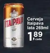 Rossi Supermercado Cerveja Itaipava lata 269ml oferta