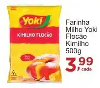 Rossi Supermercado Farinha Milho Yoki Flocão Kimilho 500g oferta