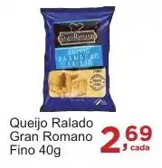 Rossi Supermercado Queijo Ralado Gran Romano Fino 40g oferta