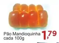 Rossi Supermercado Pão Mandioquinha cada 100g oferta