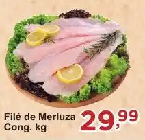 Rossi Supermercado Filé de Merluza Cong. kg oferta