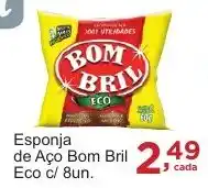 Rossi Supermercado Esponja de Aço Bom Bril Eco c/ 8un. oferta