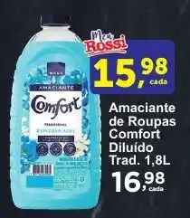 Amaciante de Roupas Comfort Diluído Trad. 1,8L