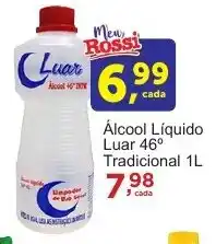Álcool Líquido Luar 46° Tradicional 1L