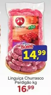 Rossi Supermercado Linguiça Churrasco Perdigão kg oferta