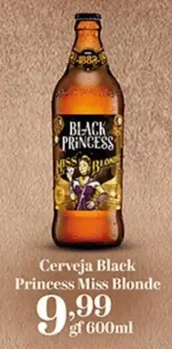 Supermercados Tauste Cerveja Black Princess Miss Blonde gf 600ml oferta