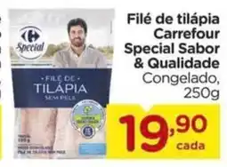 Carrefour Filé de tilápia Carrefour Special Sabor & Qualidade Congelado, 250g oferta