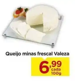 Carrefour Queijo minas frescal Valeza cada 100g oferta