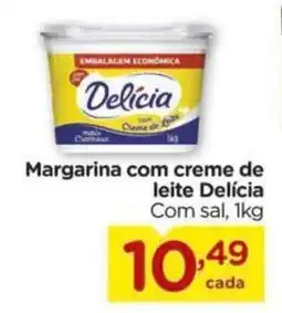 Carrefour Margarina com creme de leite Delícia Com sal, 1kg oferta