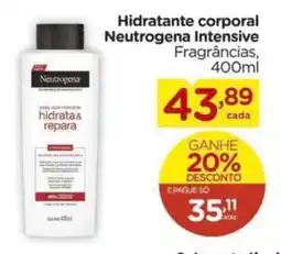 Carrefour Hidratante corporal Neutrogena Intensive Fragrâncias, 400ml oferta