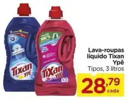 Carrefour Lava-roupas líquido Tixan Ypê Tipos, 3 litros oferta