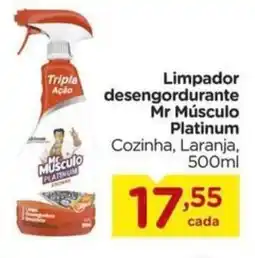 Carrefour Limpador desengordurante Mr Músculo Platinum Cozinha, Laranja, 500ml oferta