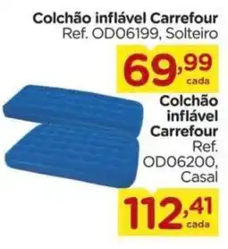 Carrefour Colchão inflável Carrefour oferta