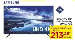 Carrefour Smart TV 60" UHD Samsung 60AU7700 oferta