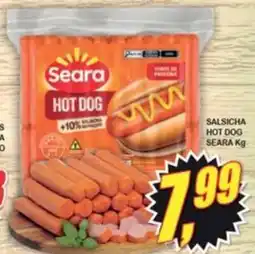 Vianense Supermercados SALSICHA HOT DOG SEARA Kg oferta