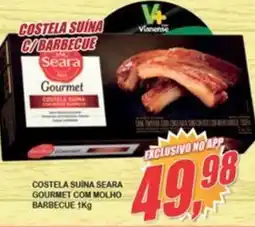 COSTELA SUÍNA SEARA GOURMET COM MOLHO BARBECUE 1Kg