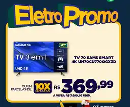 DB Supermercados TV 70 SAMS SMART 4K UN70CU7700GXZD oferta