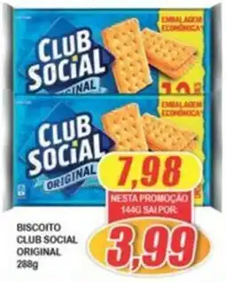 Vianense Supermercados BISCOITO CLUB SOCIAL ORIGINAL 288g oferta