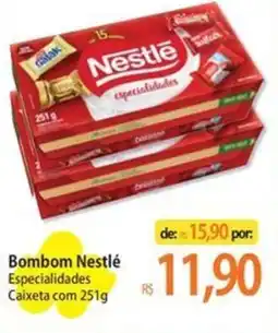 Atacadão Bombom Nestlé Especialidades Caixeta com 251g oferta