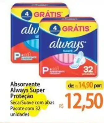 Atacadão Absorvente Always Super Proteção oferta