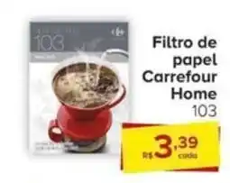 Carrefour Filtro de papel Carrefour Home 103 oferta