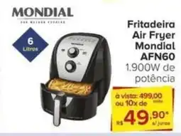Carrefour Fritadeira Air Fryer Mondial AFN60 1.900W de potência oferta