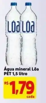 Mercado Extra Agua Mineral Loa 1.5L oferta